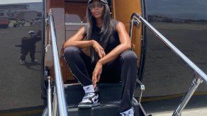 La supermodelo Naomi Campbell.