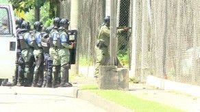 Estudiantes de la UP prptestaron en rechado de acuerdo sobre Barro Blanco