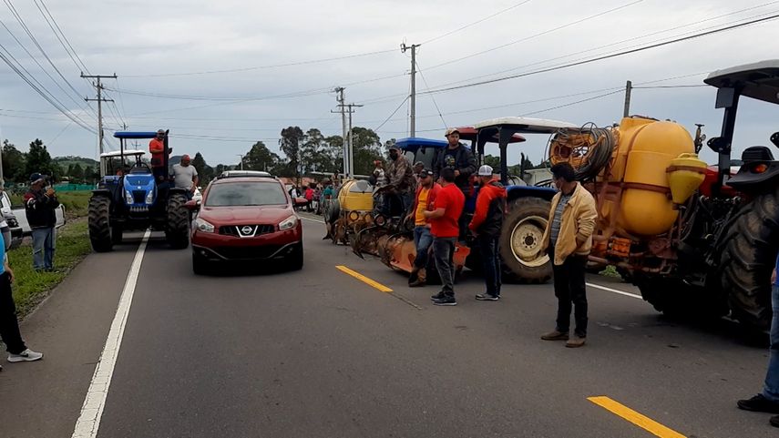 Paro de transportistas de carga agrícola en Tierras Altas