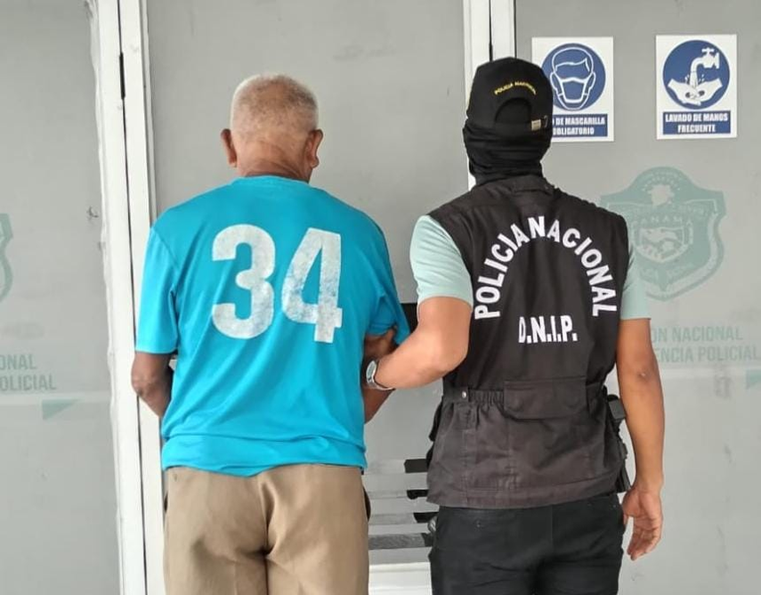Aprehenden a un adulto mayor por delitos contra la integridad sexual.