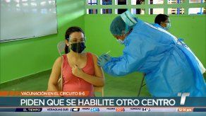 Quejas por largas filas en aplicación de segunda dosis en circuito 8-6
