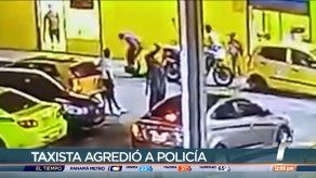 Taxista con prontuario policial agrede a oficial