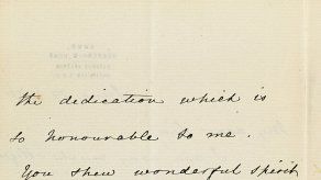 Subastan nota de Darwin