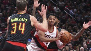 Hawks superan 109-104 a Trail Blazers en tiempo extra