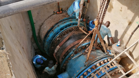 Canal de Panamá informó sobre el daño en la tubería de 20 pulgada. Canal de Panamá informó sobre el daño en la tubería de 20 pulgada.