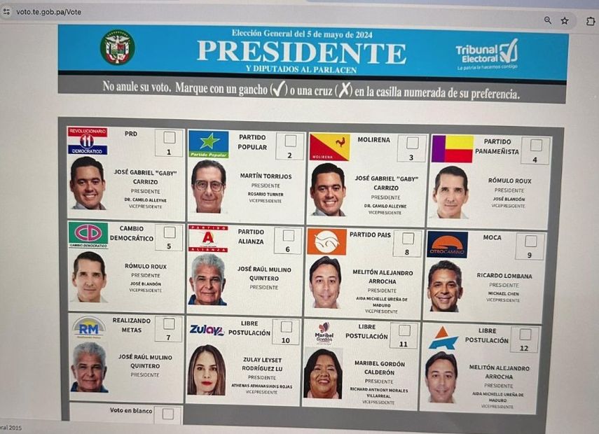 La UTP afirma que no hubo alteración en el voto adelantado.