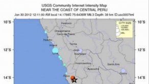 Sismo de magnitud 6