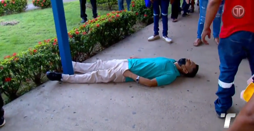 Hombre se desmaya mientras hacia fila en Policlínica de La Chorrera