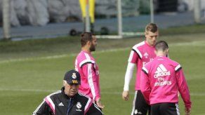 Ancelotti empezó a preparar la visita del Almería al Bernabéu
