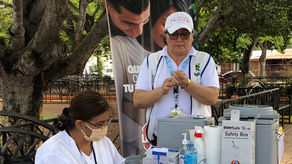 Vacunación del sarampión en Panamá.