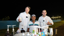 Chirtopher Landau y Cabrera disfrutan raspao en la Cinta Costera Chirtopher Landau y Cabrera disfrutan raspao en la Cinta Costera