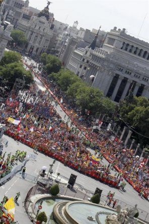 Papa Benedicto XVI visita España