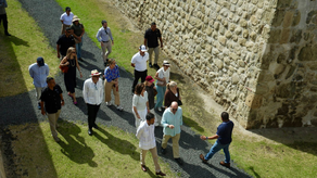 Presidente del Senado de España visita el Fuerte de San Lorenzo.