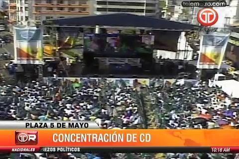 Inicia acto del CD para celebrar 3 años de gestión de Martinelli