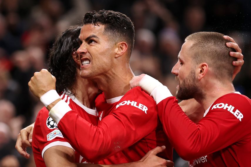 El Manchester United con gol de Cristiano Ronaldo ganó en la Champions League