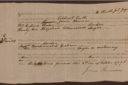 Cartas revelan detalles sobre la venta de esclavos