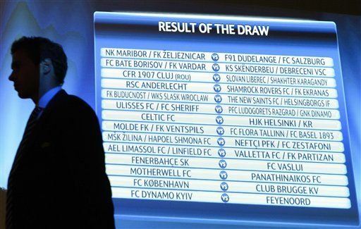 Se sorteó la etapa de clasificación para la Liga de Campeones