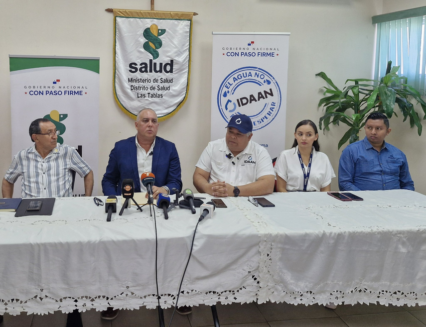 Confirman que el agua en Las Tablas y Guararé