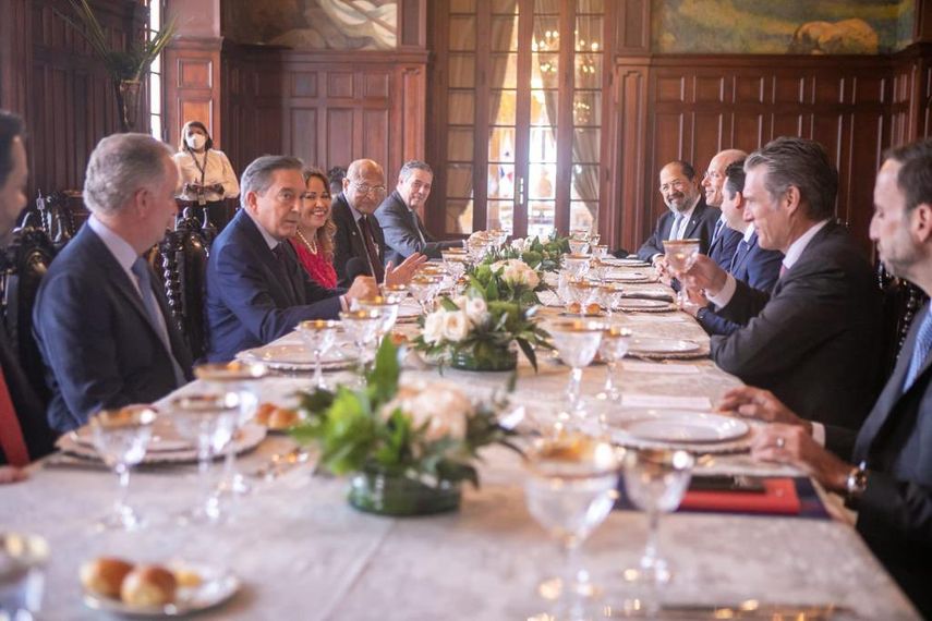 Reunión del presidente Cortizo con gerentes y directivos de bancos del país.
