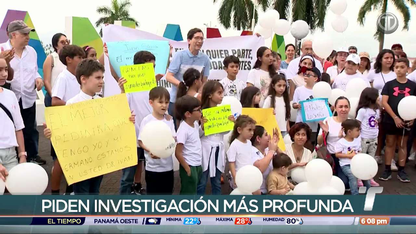 Manifestación pacífica tras condena al doctor Iván Sierra&nbsp;