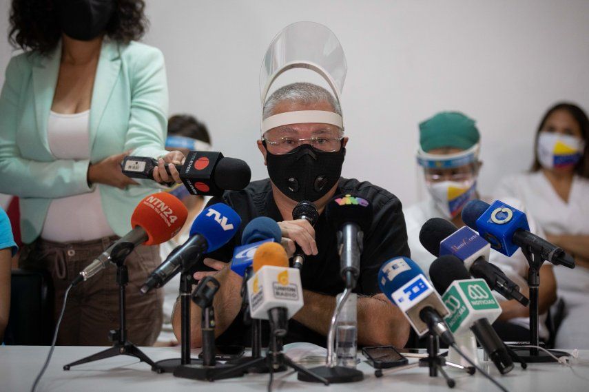 El director de Médicos Unidos de Venezuela (MUV)