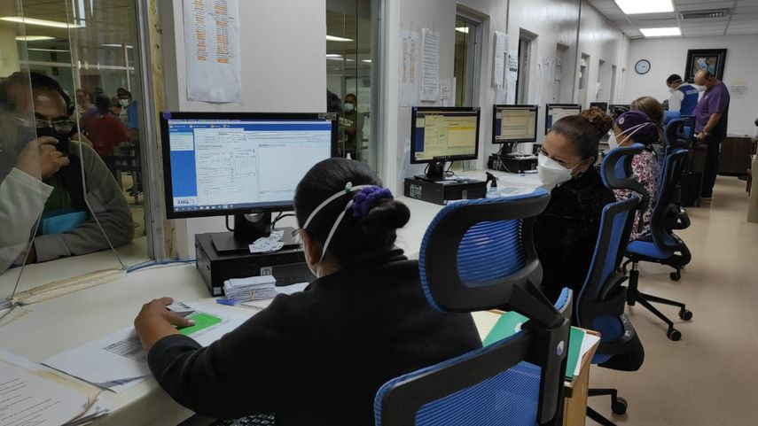 Departamento de citas de la Policlínica Santiago Barraza.