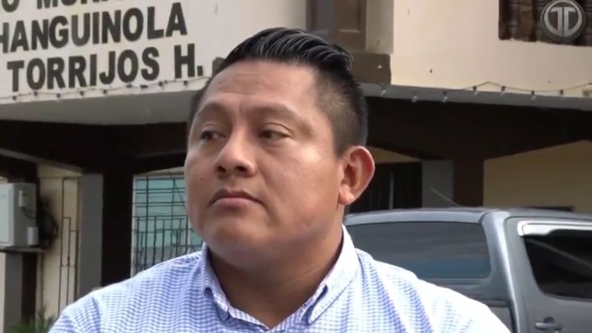 Alcalde del distrito de Changuinola Fidel Santo.