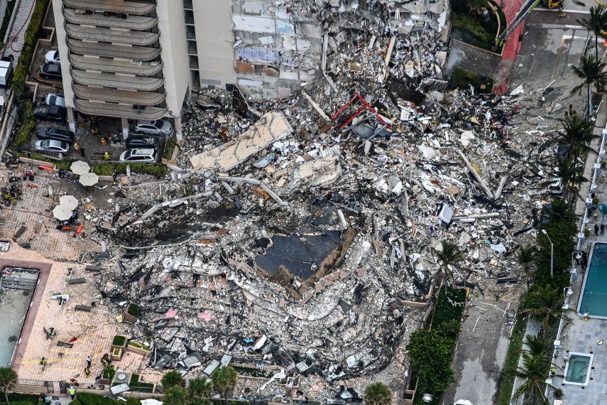La investigación de las causas del derrumbe del ala noreste del edificio Champlain Towers South
