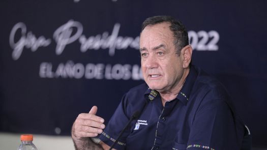 El presidente de Guatemala, Alejandro Giammattei.
