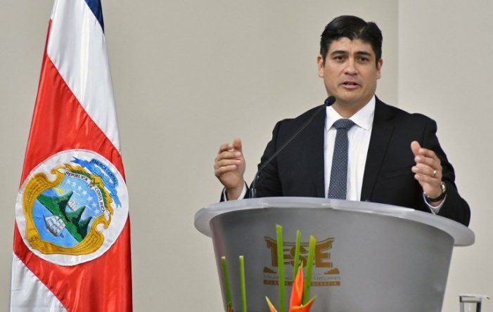 Alvarado irá en bus de hidrógeno a su investidura carbono neutral en C.Rica