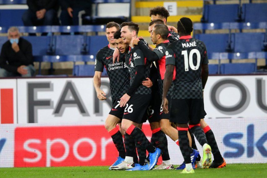 Liverpool golea 3-0 al Burnley y se mete en zona Champions