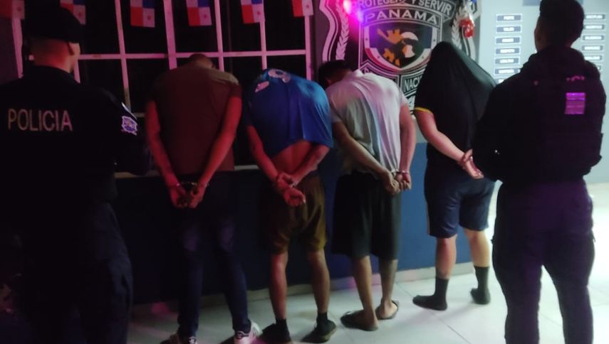 Policía Nacional junto al Ministerio Público aprehenden a personas en Operación Omega