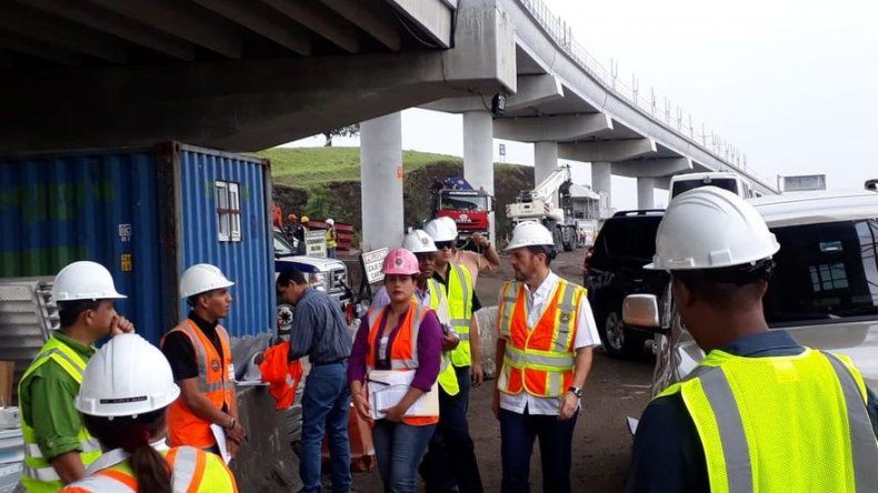 Humbert inspecciona trabajos de la Línea 2 del Metro y expansión de Aeropuerto de Tocumen