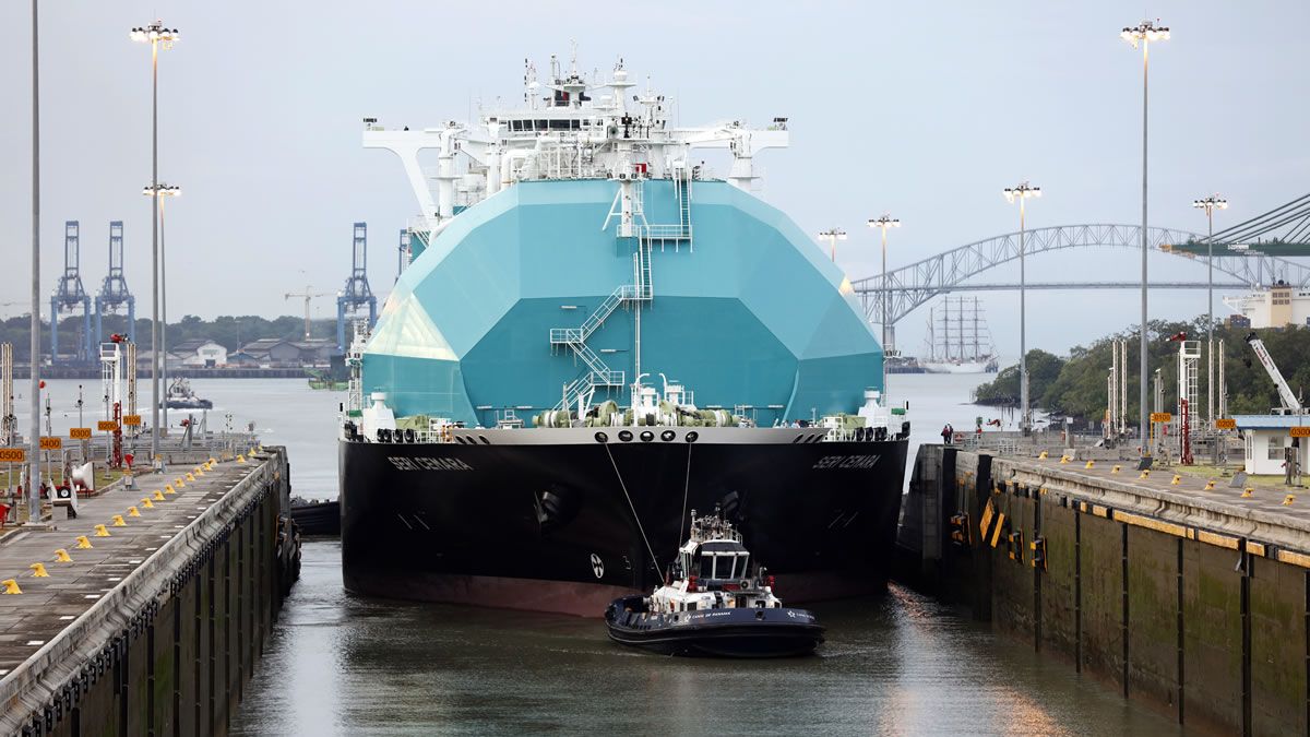Conflict in Ukraine affects the transport of liquefied natural gas through the Panama Canal