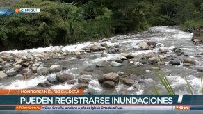 Mantienen monitoreo del Río Caldera en Chiriquí