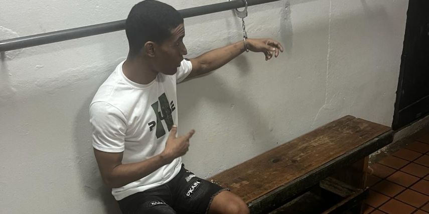 Joven aprehendido por las autoridades.&nbsp;