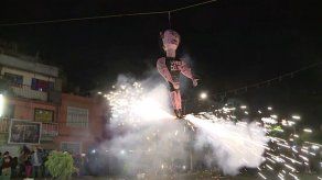 Quema de Judas políticos