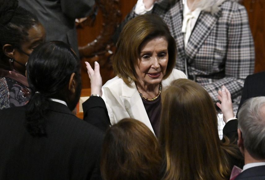 La demócrata Nancy Pelosi.