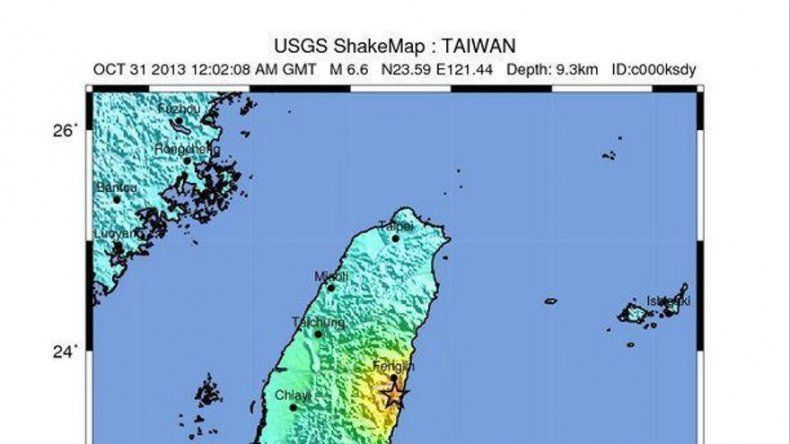 Siete escuelas dañadas en Taiwán por un terremoto de 6,3 grados Richter