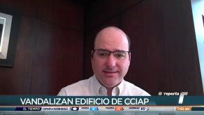 Presidente de CCIAP pide al gobierno que se aplique todo el peso de la ley por actos vandálicos