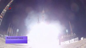 Cohete Soyuz con astronautas rusos y de EEUU despega rumbo a la ISS