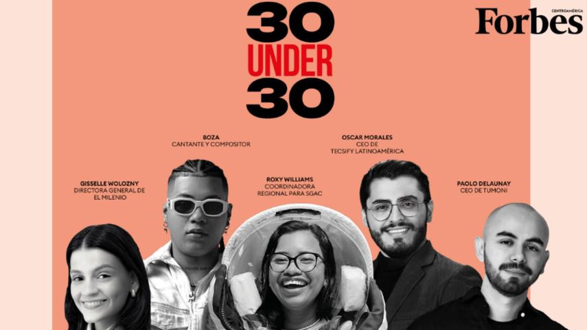 Jóvenes panameños destacan en la lista 30 Under 30 de Forbes Centroamérica.