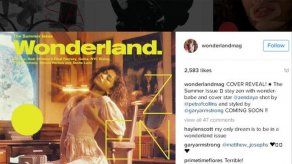 Zendaya aclara que no aparece masturbándose en la portada de Wonderland.
