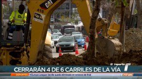 MOP realizará trabajos en la Vía Ricardo J. Alfaro este fin de semana