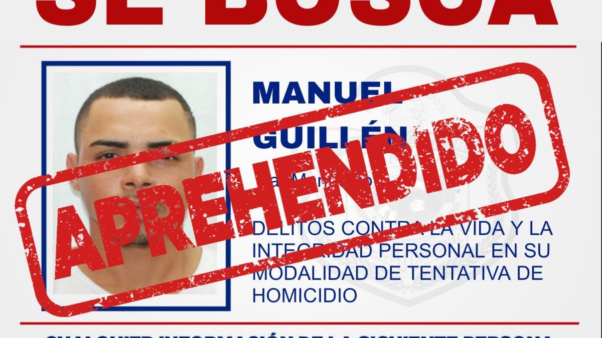 Policía Nacional detiene a Manuel Guillén, Manuelito. Policía Nacional detiene a Manuel Guillén, Manuelito.