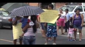 Moradores de Torrijos Carter protestaron por la falta de agua