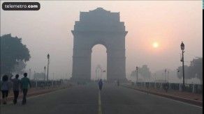 Neblina tóxica cubre a Nueva Delhi