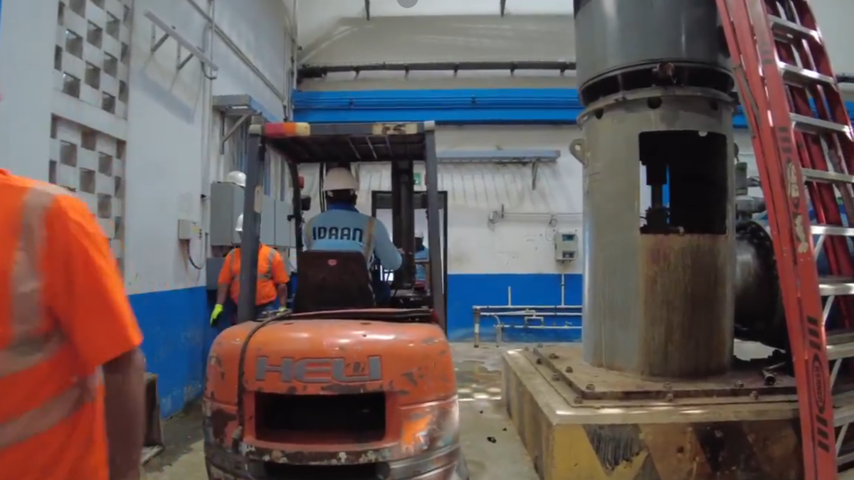 Inician trabajos en la potabilizadora de Chilibre tras falla en estación de bombeo