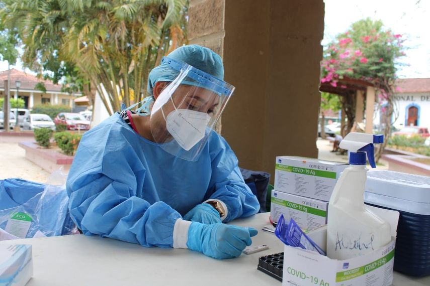 Pruebas para detectar COVID-19.