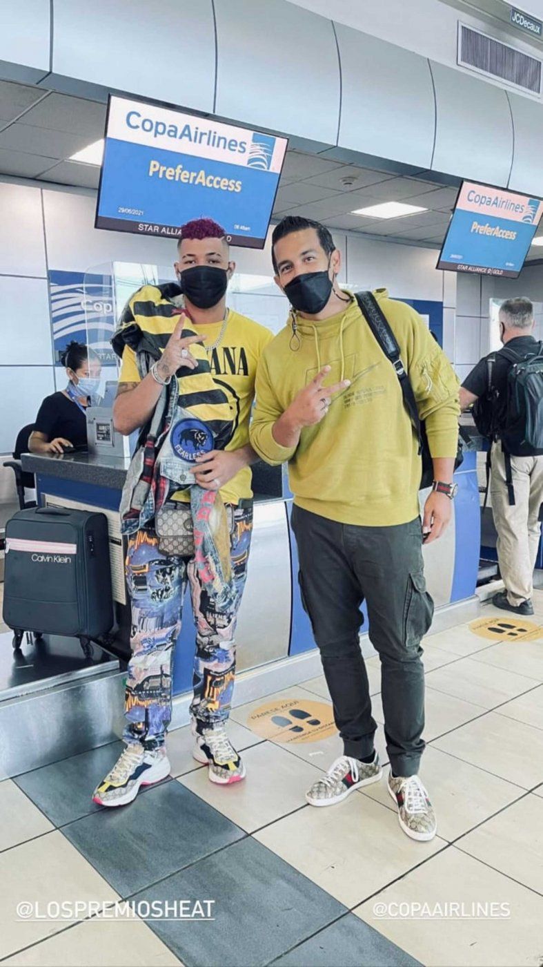 Boza junto con Alberto Gaitán.